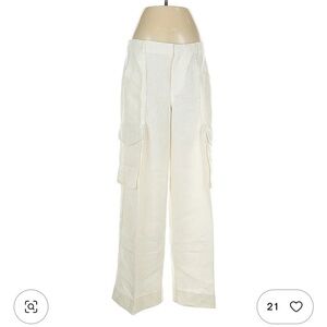 Banana Republic Linen Blend Cargo Pant